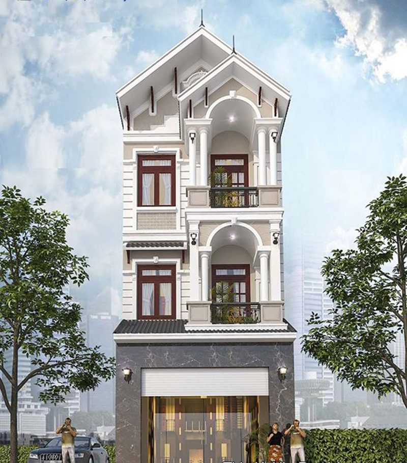 biệt thự 3 tầng đẹp