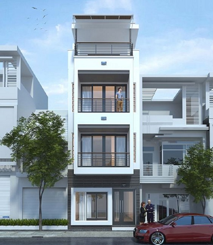 thiết kệ mặt tiền nhà phố