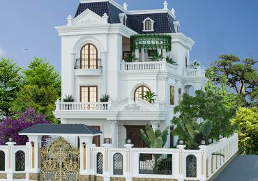 biệt thự 3 tầng kiểu Pháp