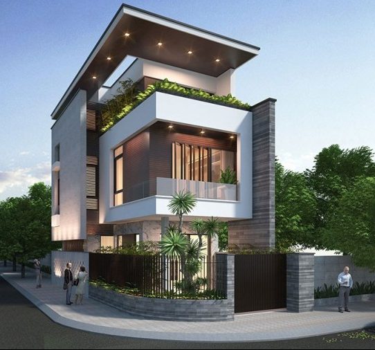 nhà phố 2 mặt tiền