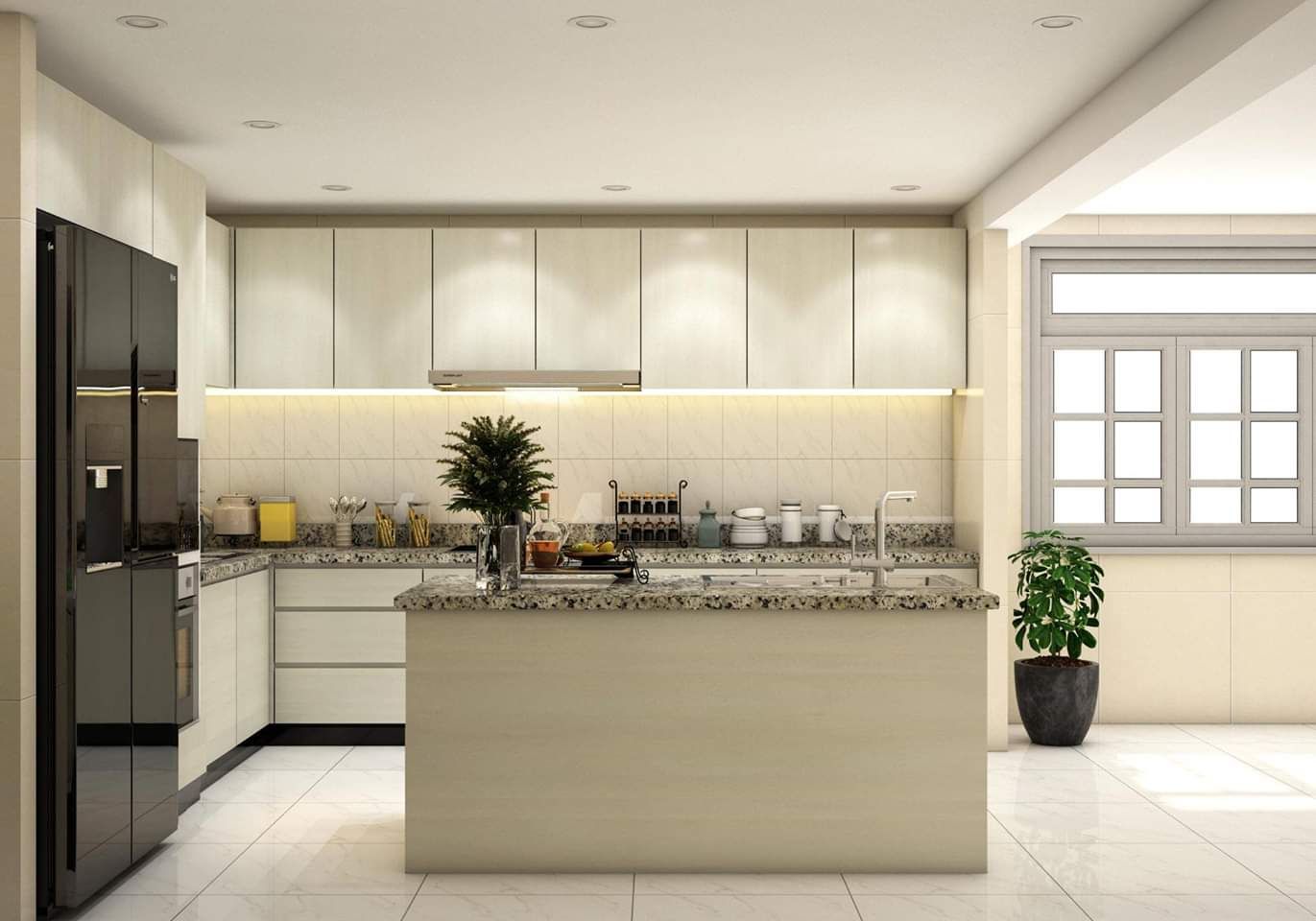 thiết kế nội thất nhà bếp